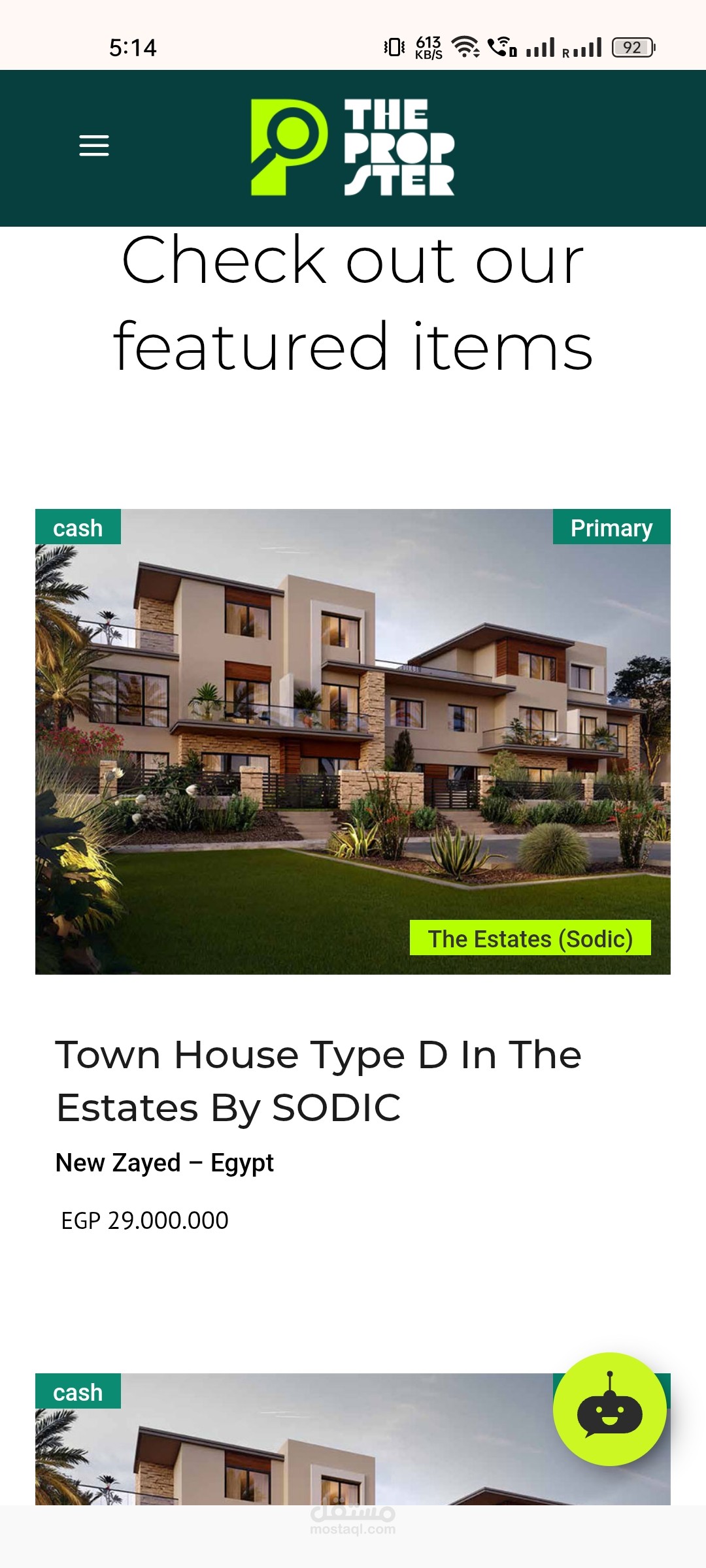 Real state website