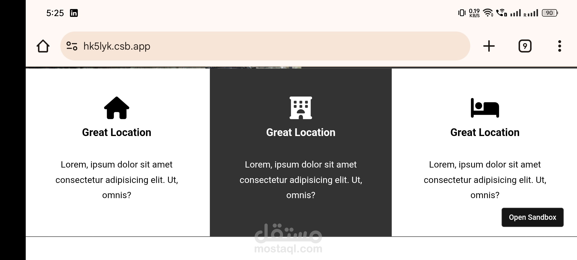 Hotel website
