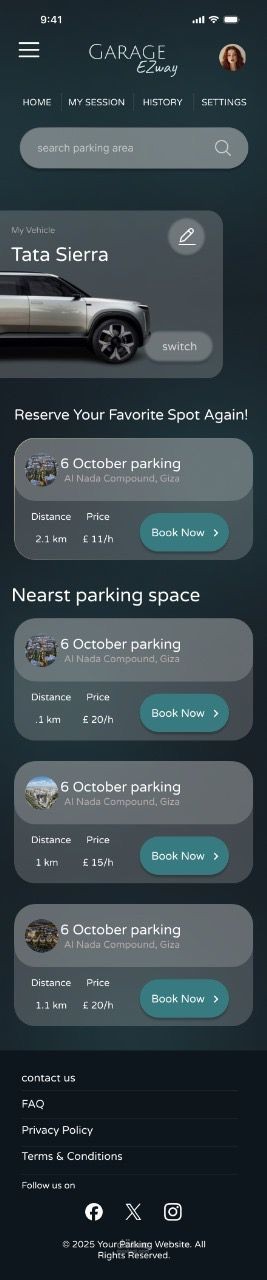 Garage EZway – نظام ذكي لإدارة مواقف السيارات