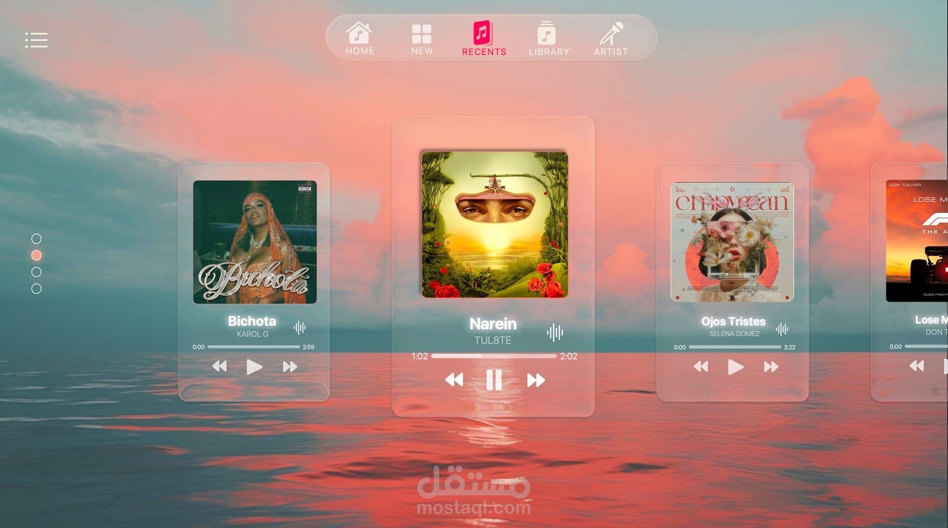 عروض تقديمية سينمائية (Pitch Decks) بأسلوب واجهات التطبيقات (UI/UX & 3D)