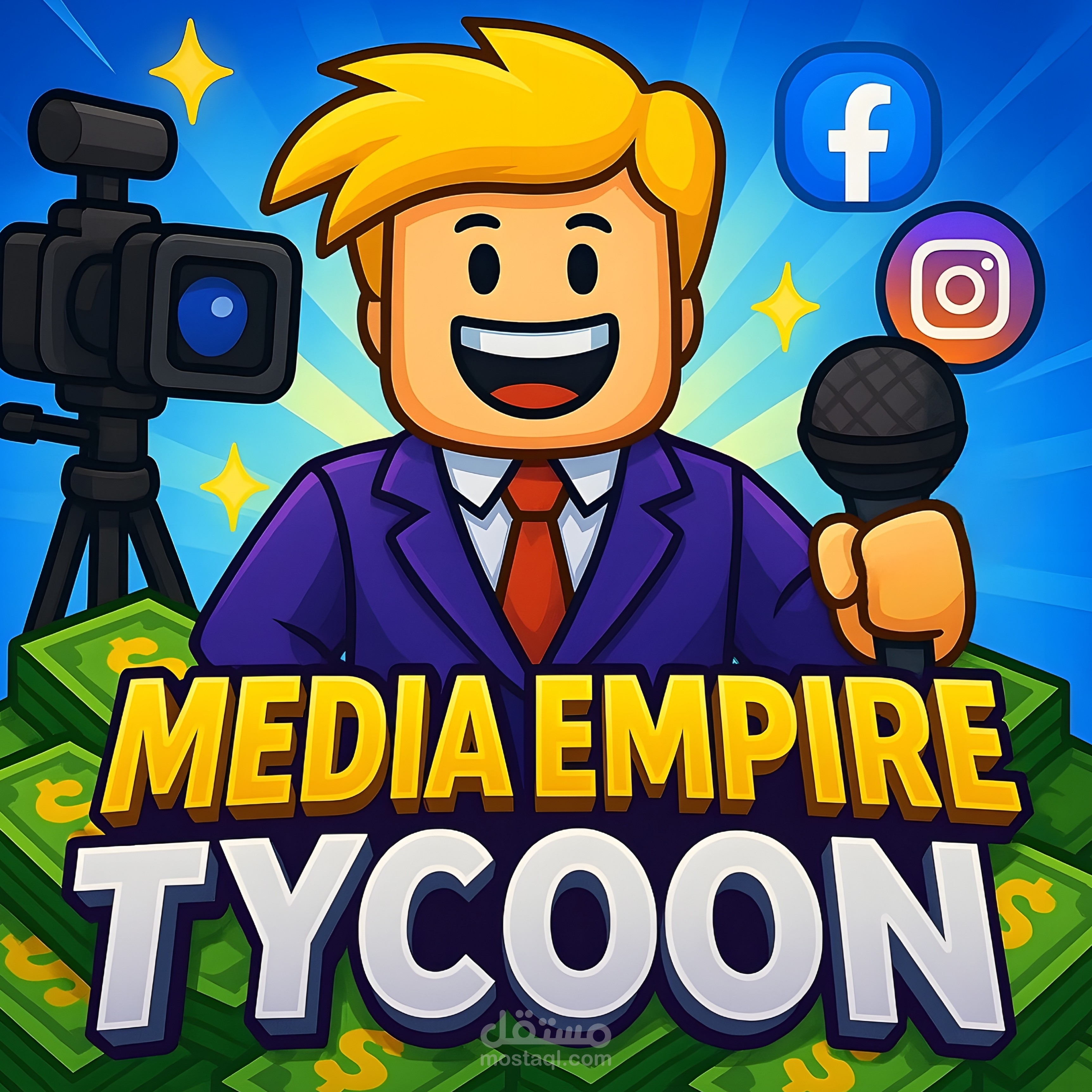 تصميم icon للعبة في Roblox بدقة عالية