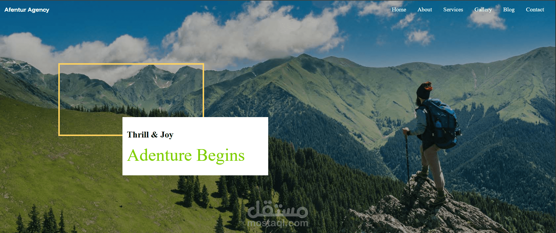 موقع وكالة سفر(Travel Agency Website)