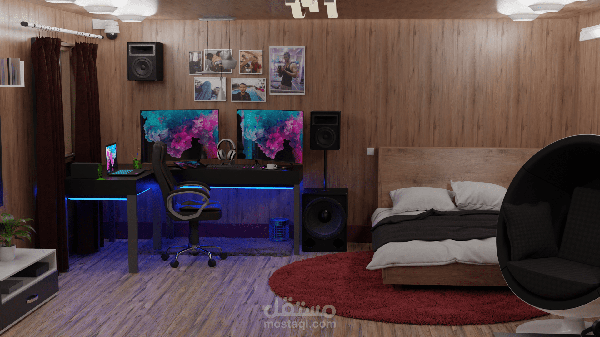 تصميم غرفة 3D