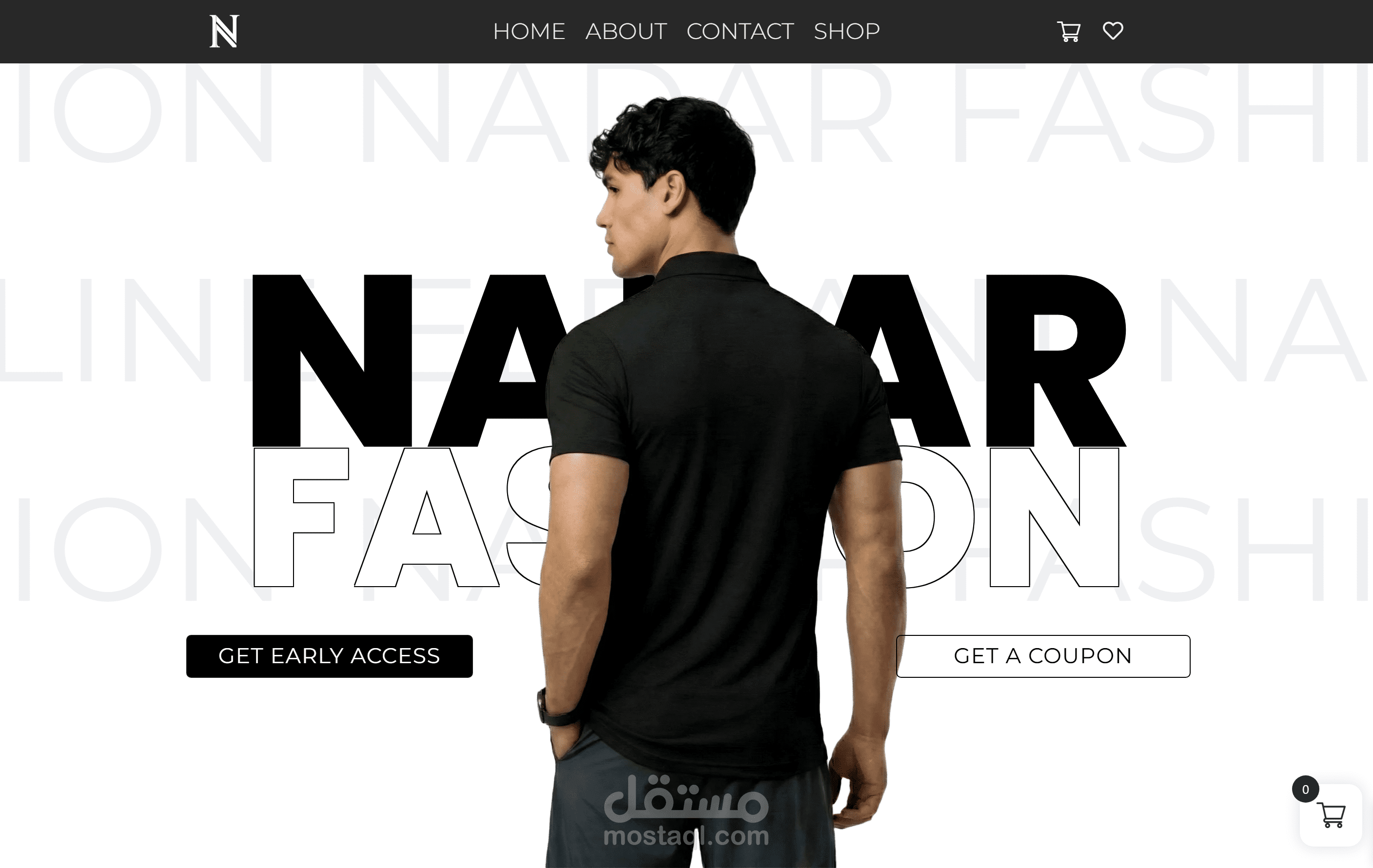 موقع NADAR FASHION | موقع خاص ببراند محلي للملابس
