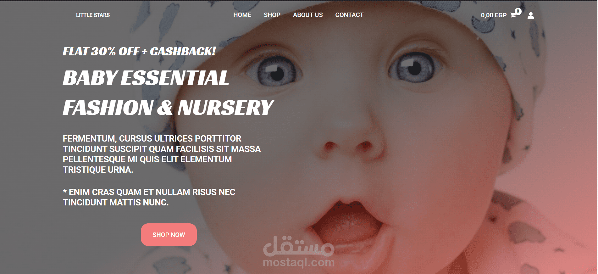 LittleStars – نموذج متجر إلكتروني احترافي بوردبريس