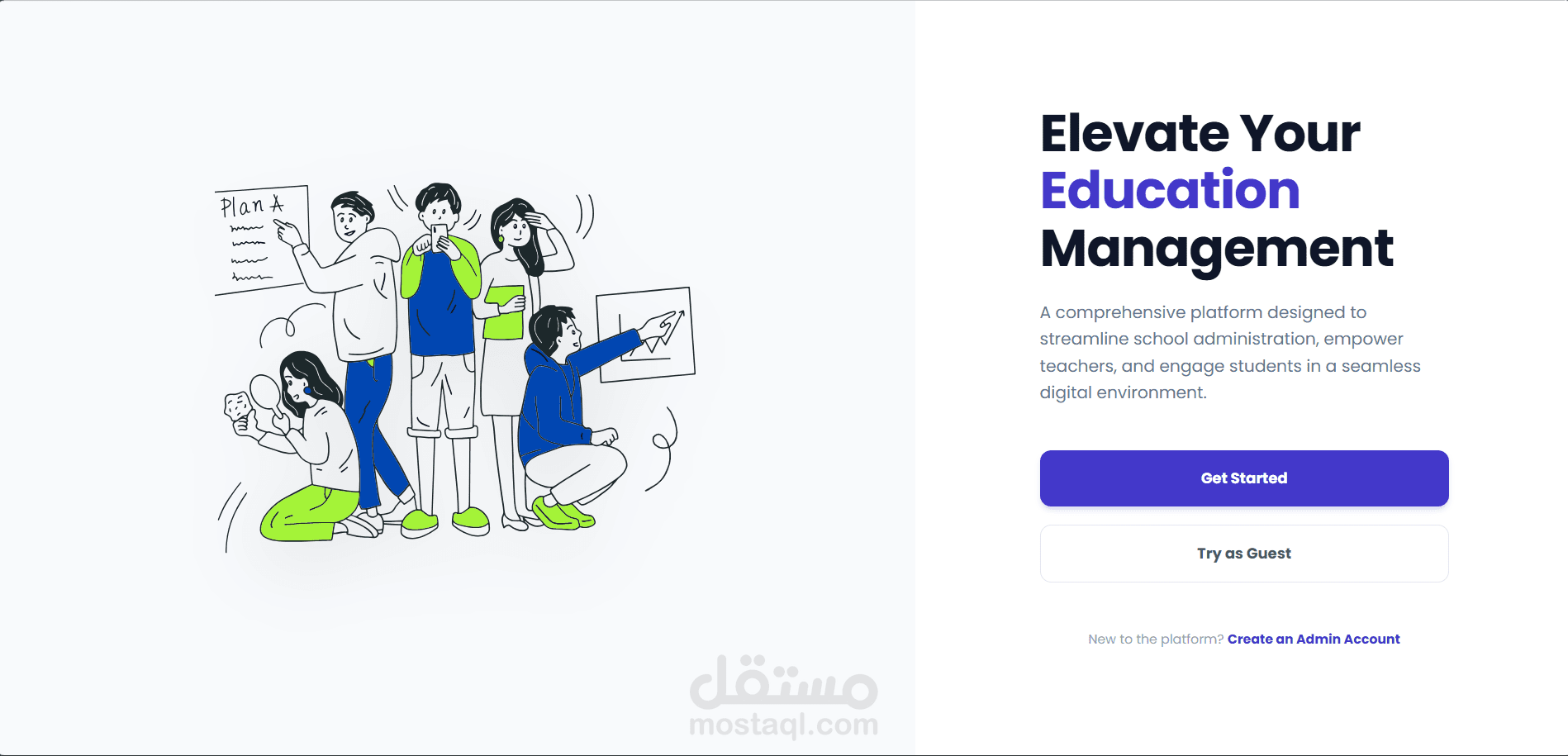 EduFlow – تطوير نظام إدارة المؤسسات التعليمية