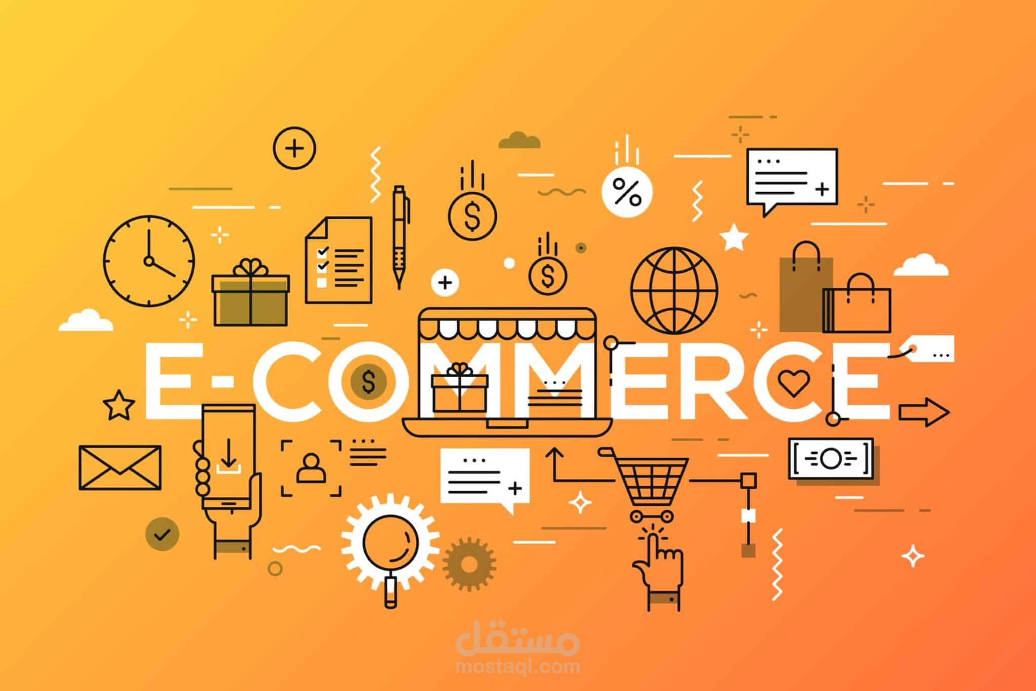 E-Commerce App — متجر إلكتروني مع تكامل API وFirebase