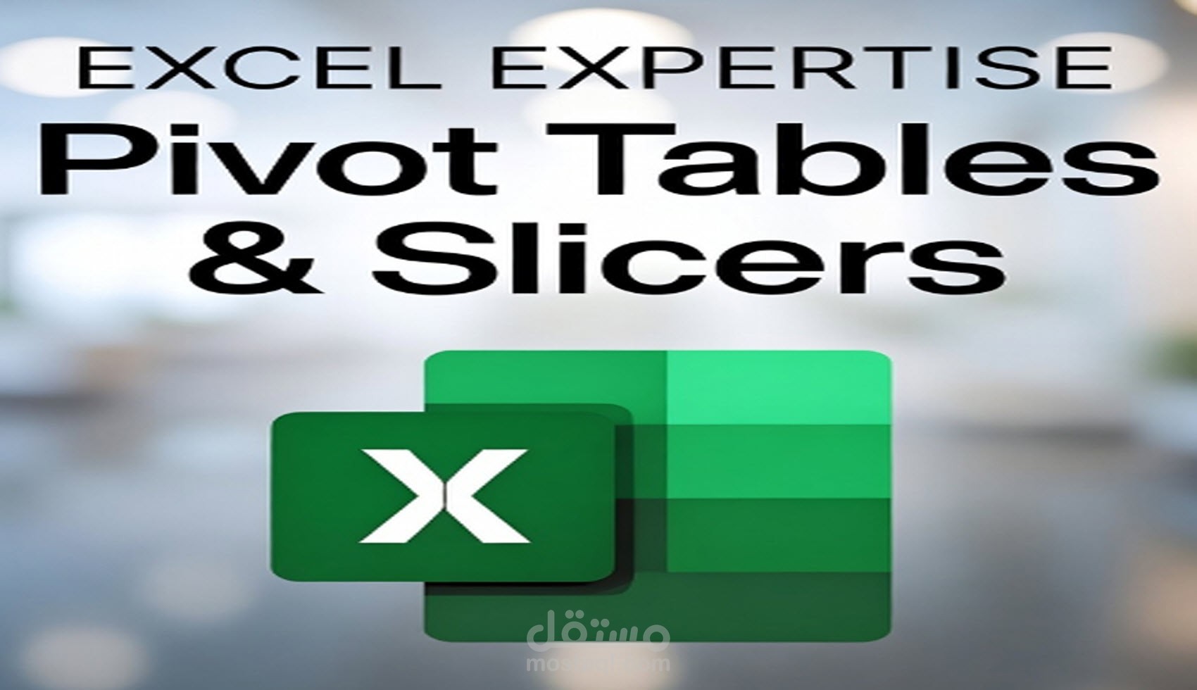 دوال Excel متقدمة، جداول محورية، Slicers تفاعلية ومخططات بيانية