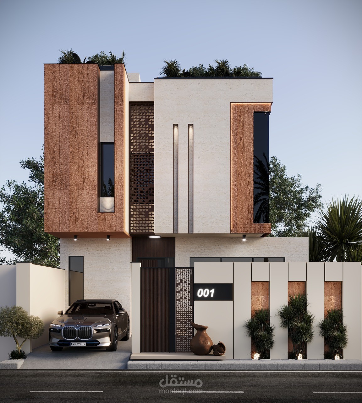 واجهه فيلا سكنيه