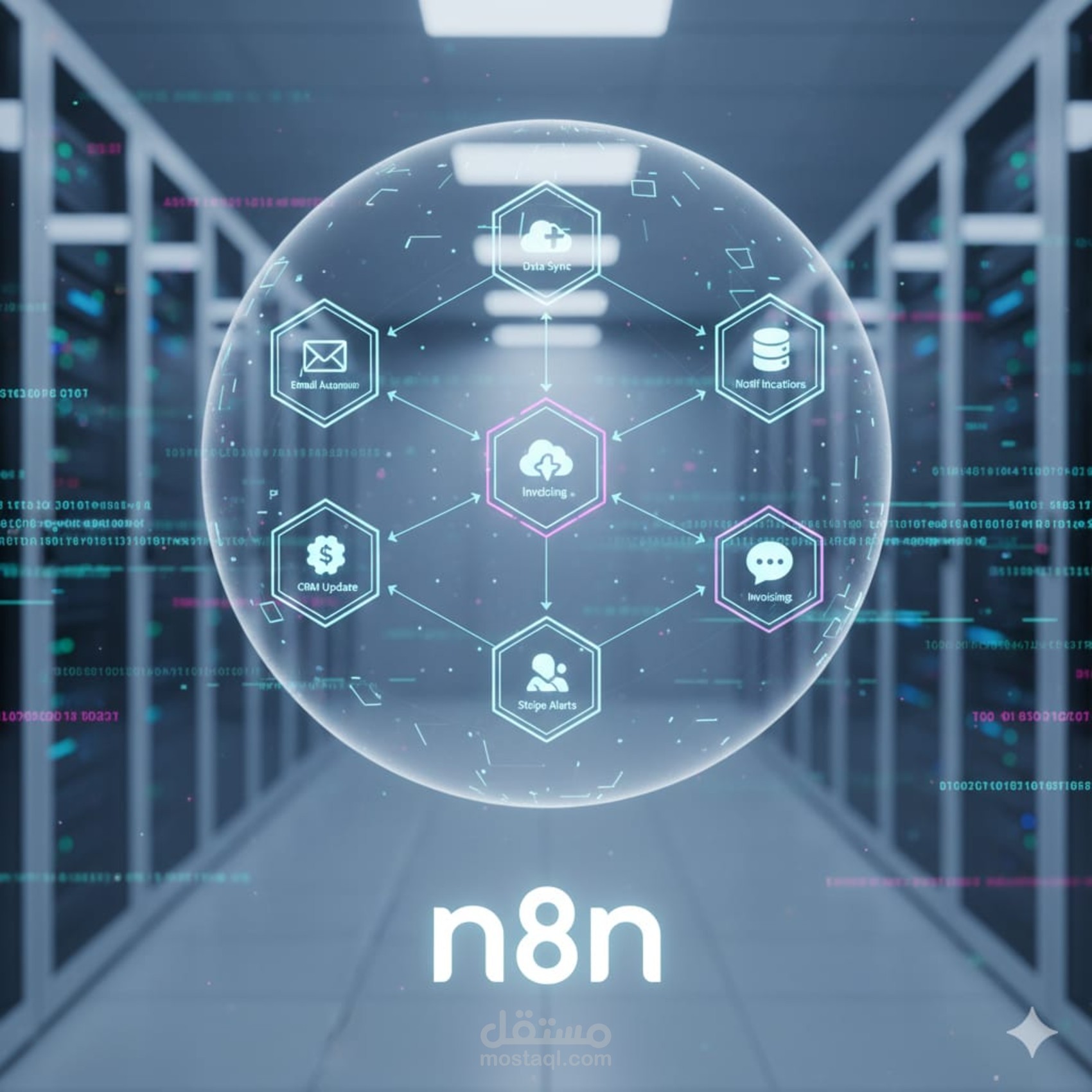 عمل انظمة اتمتة للشركات او اشخاص بواسطة n8n