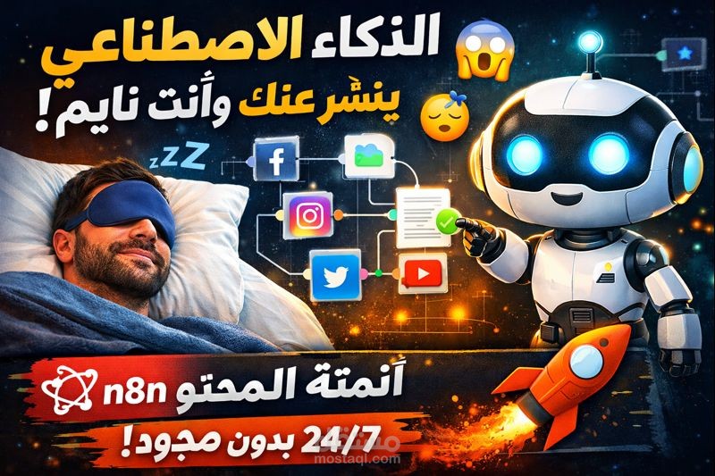 مشروع لنشر منشورات علي سوشيال ميديا بشكل ألي