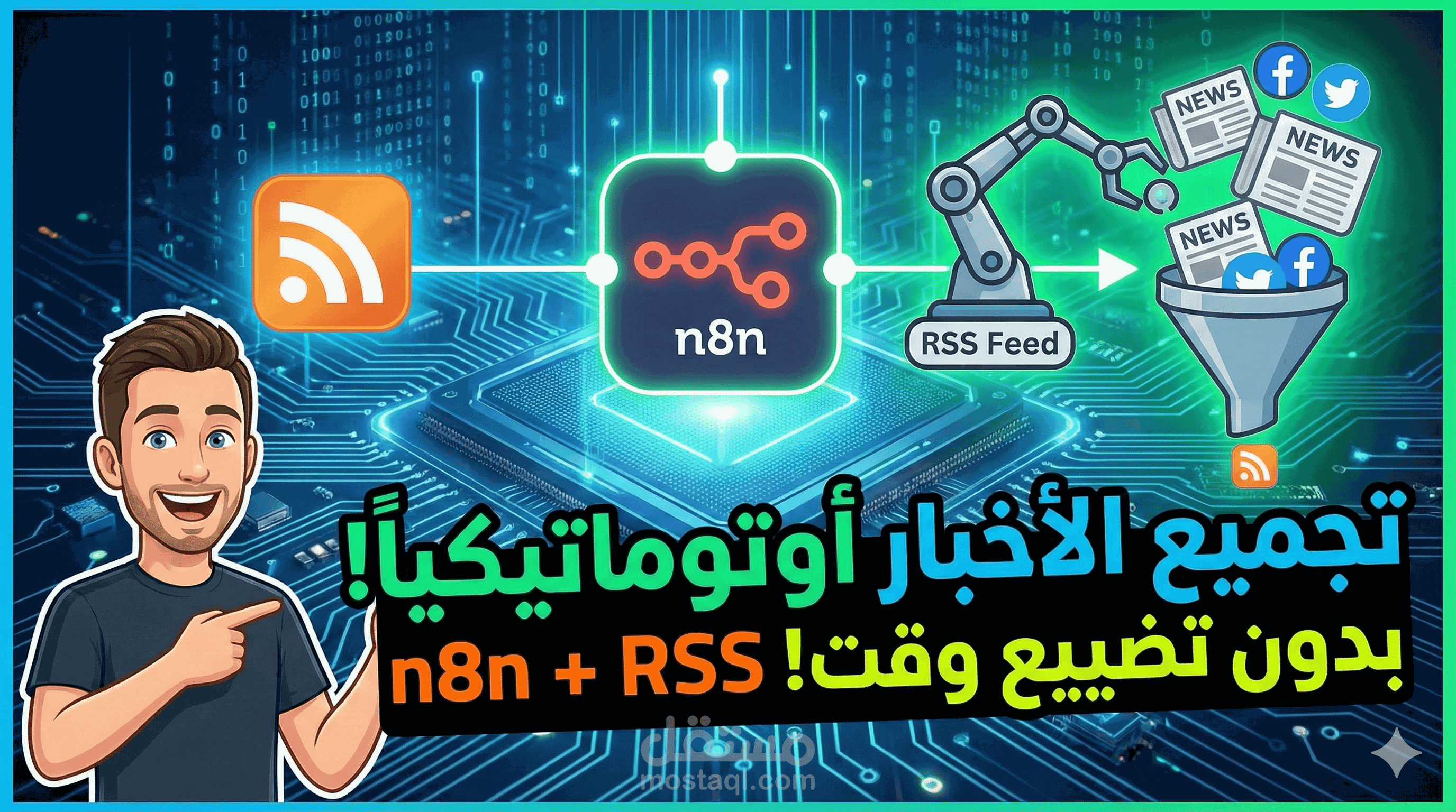 بناء بوت ذكي لمتابعة ترندات السوق لحظة بلحظة باستخدام n8n.