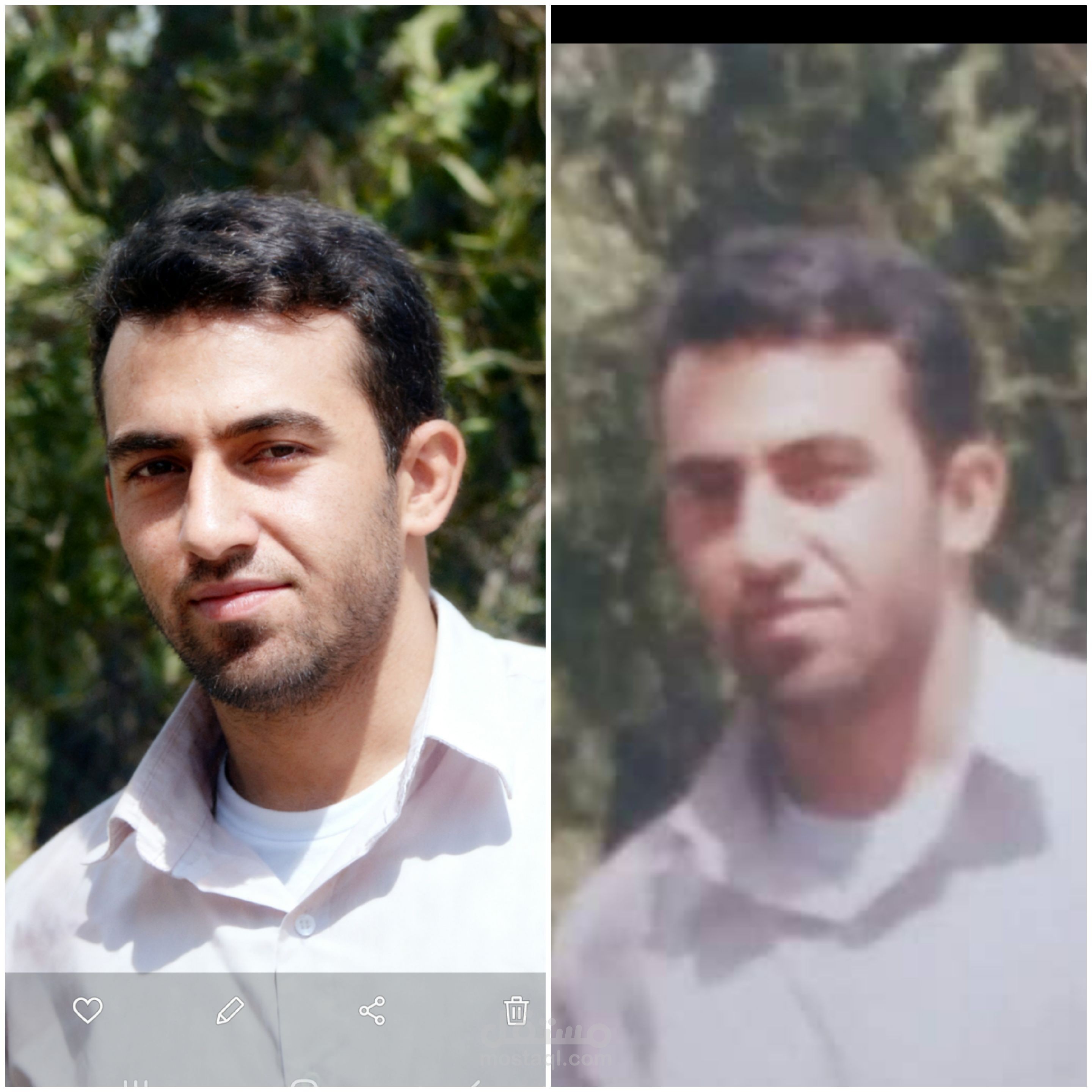 تحسين وضوح وجودة الصور القديمة
