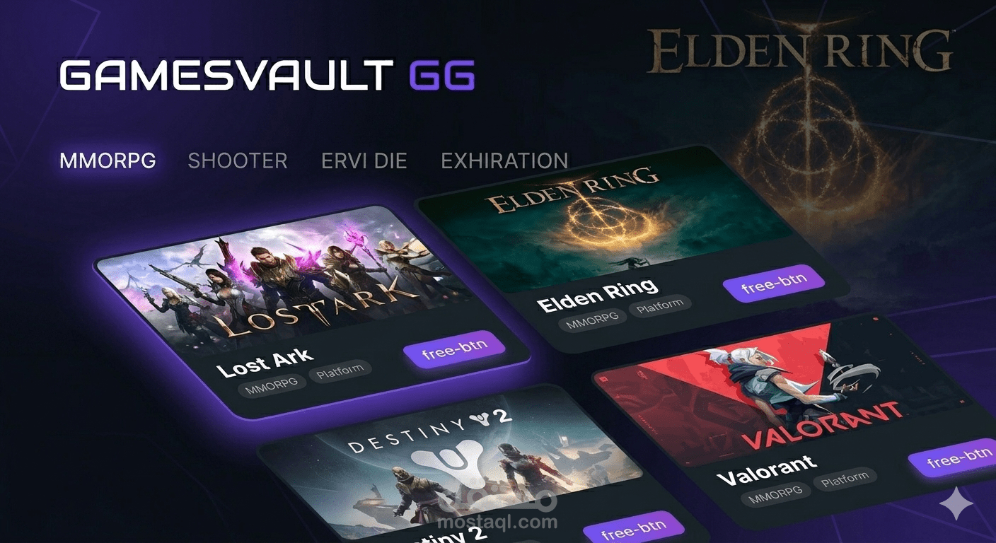 Games Website (GameVault GG) — Interactive Games Catalog