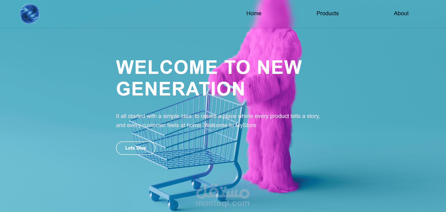 "New Generation" متجر إلكتروني حديث ومتجاوب مبني بـ React و TypeScript