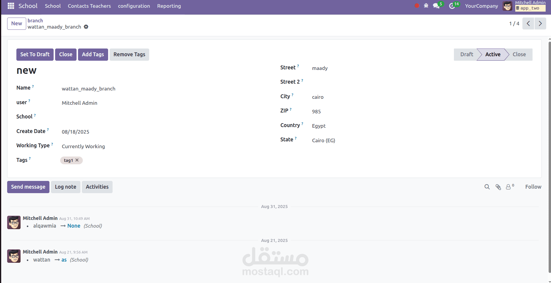 School Management Module for Odoo