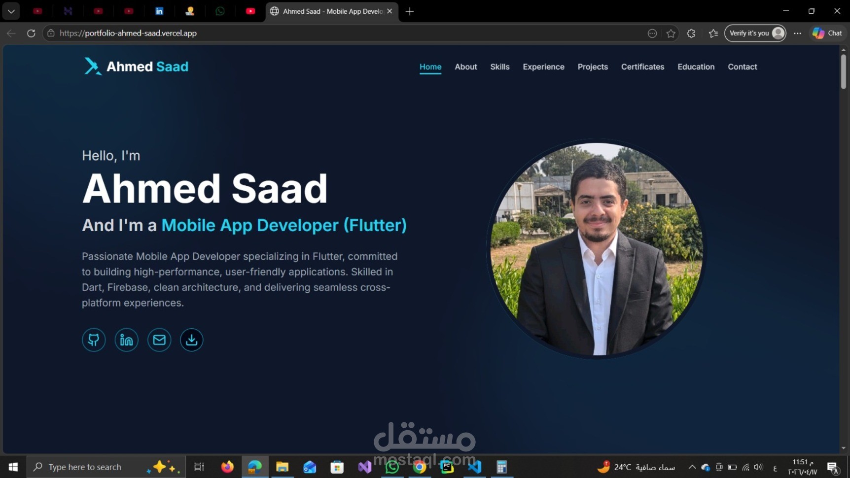 Portfolio Website Development