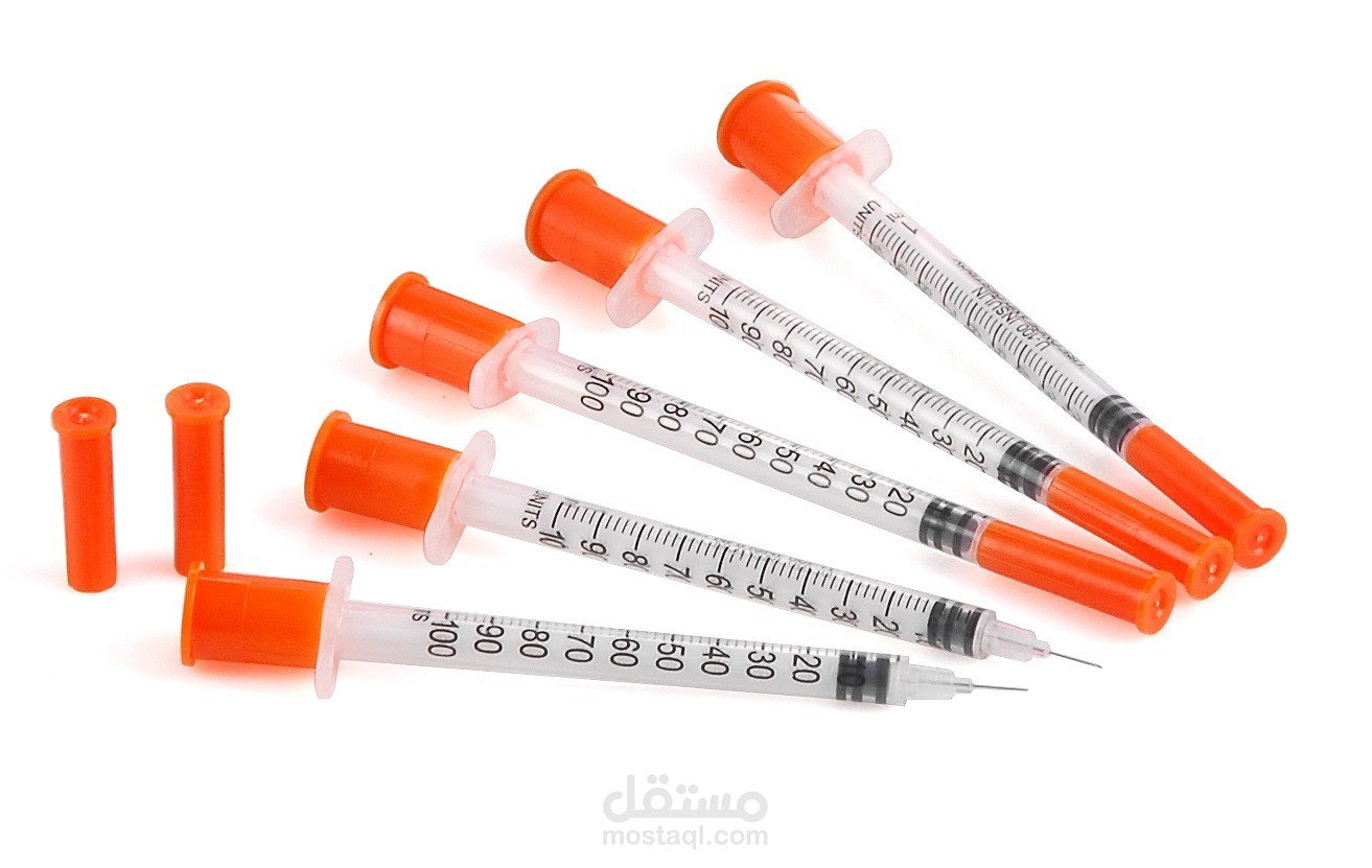 نموذج محتوى تسويقي لإبرة أنسولين