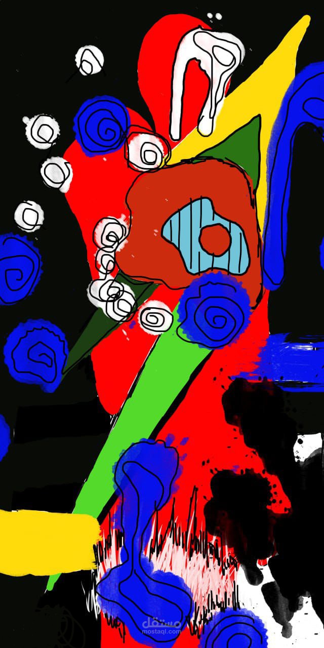 تطبيق الانماط الفنيه التجريديه علي المنتجات