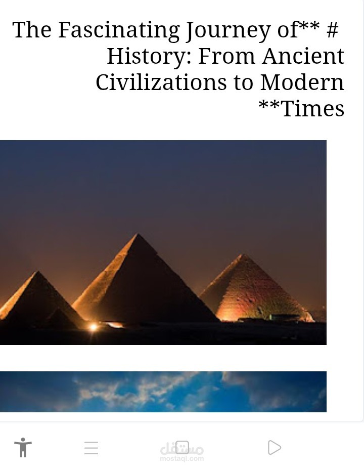 # **The Fascinating Journey of History: From Ancient Civilizations to Modern Times**