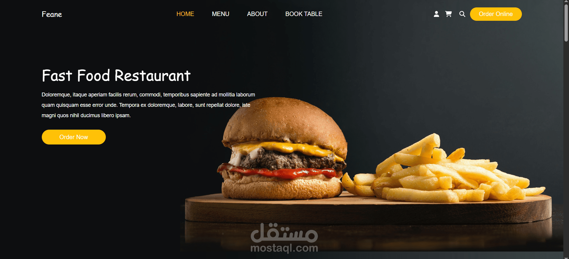 تصميم موقع شخصي احترافي باستخدام HTML وCSSوbootstrap