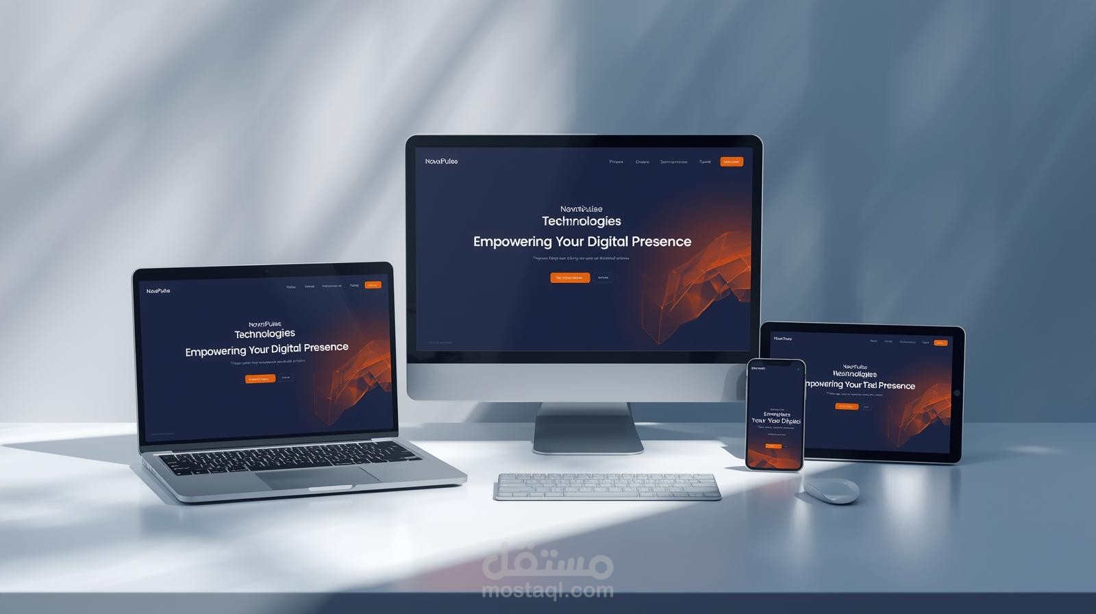 Landing Page for IT Startup Using React & Tailwind