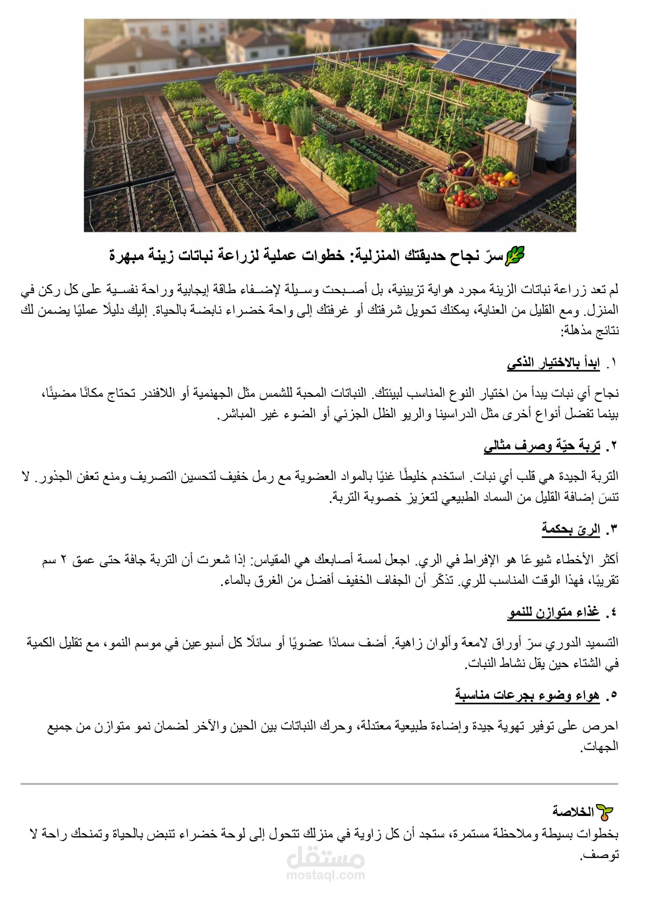 كتابة مقالات  زراعية
