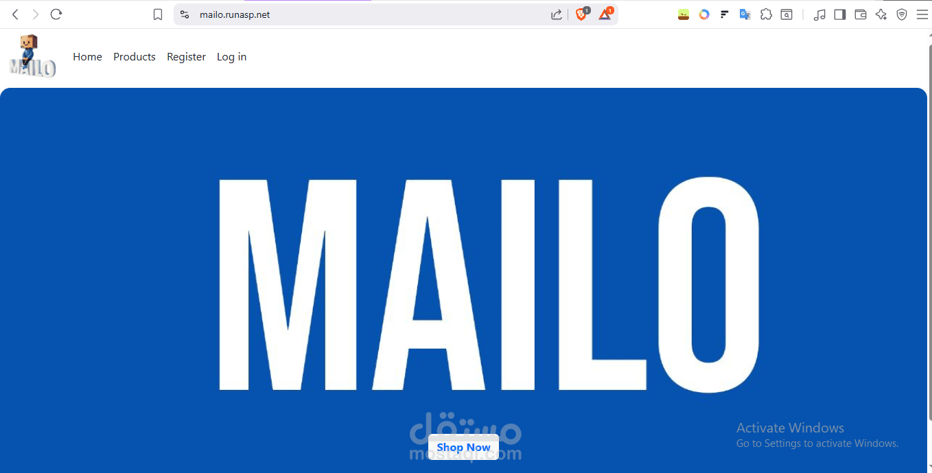 Mailo Clothes Brand Website