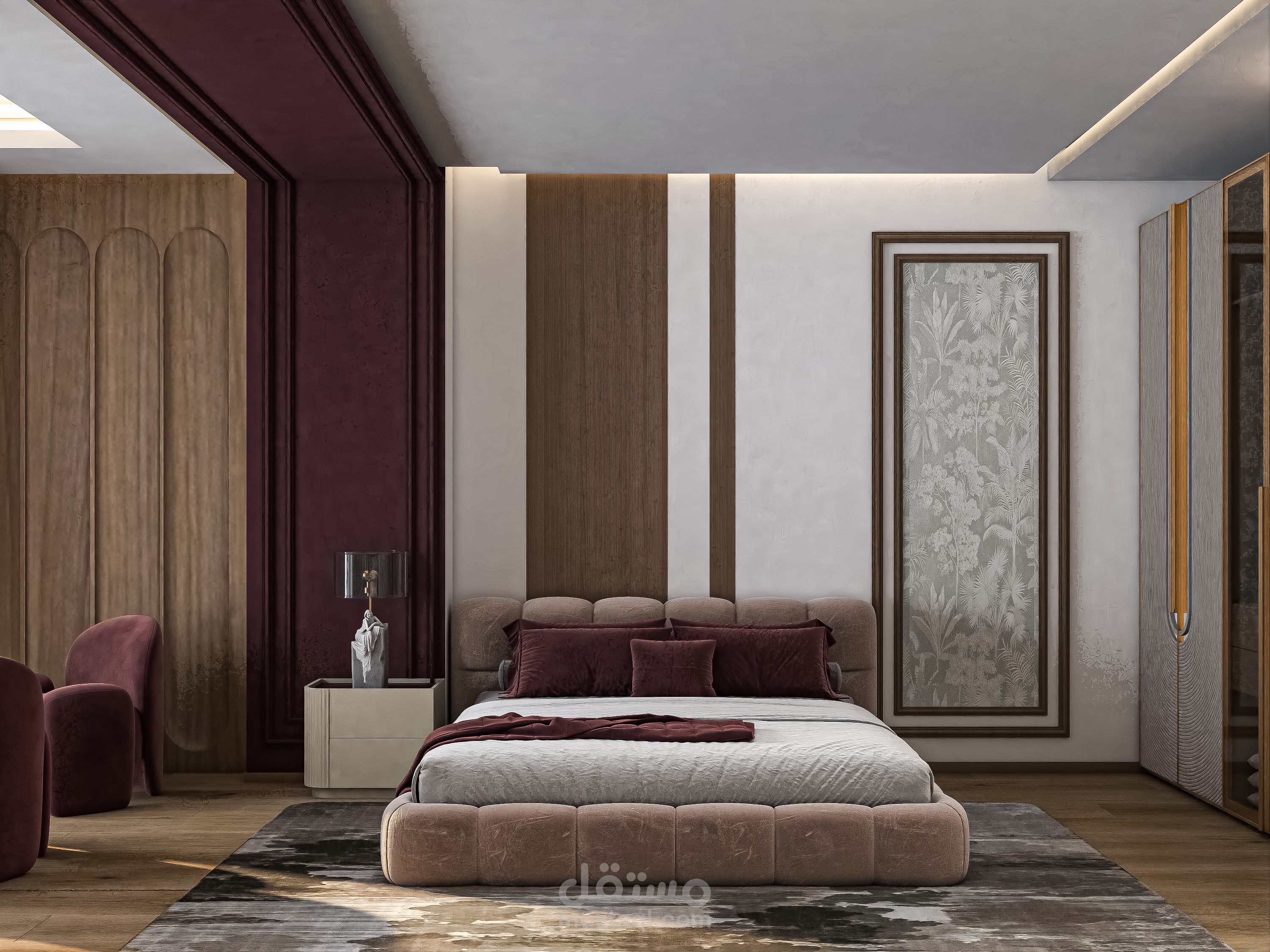 تصميم داخلى لغرفة نوم