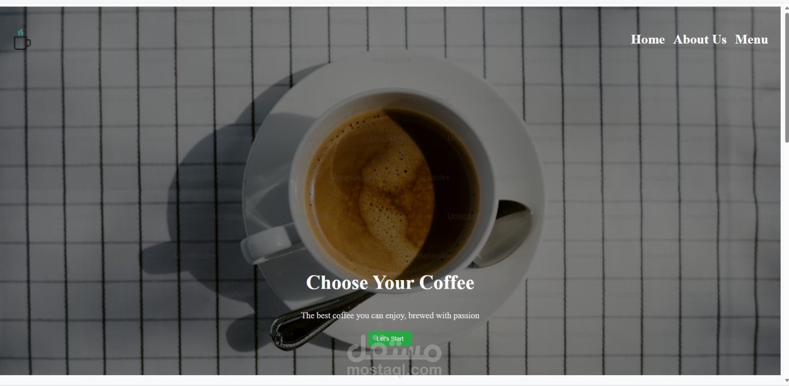 لاندينج بيدج باستخدام Html وCSS