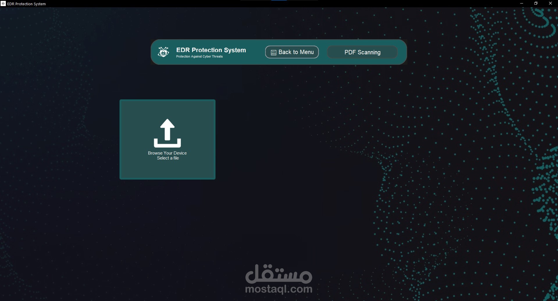 machine learning based malware scanner for PDF files