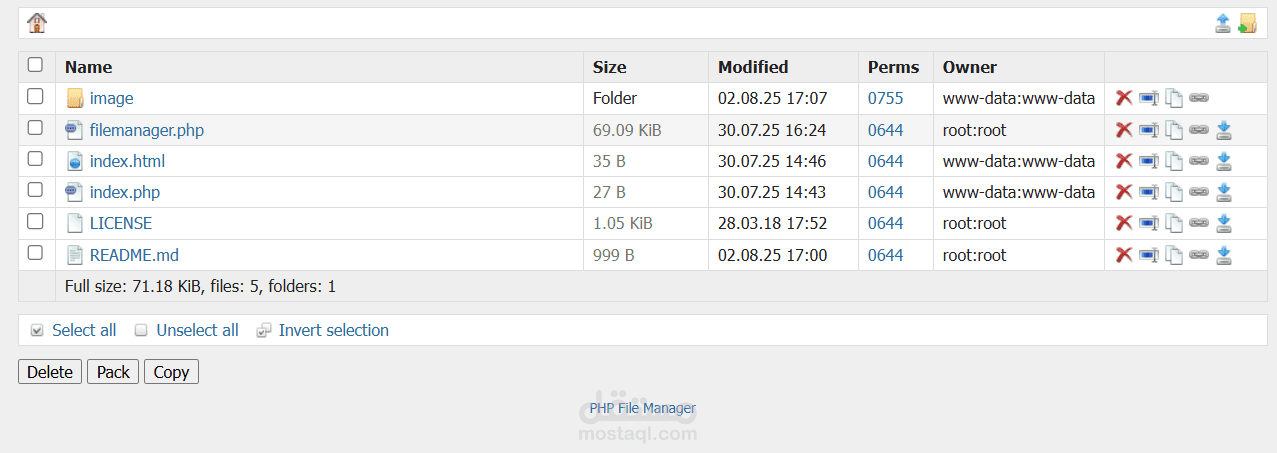 PHP File Manager