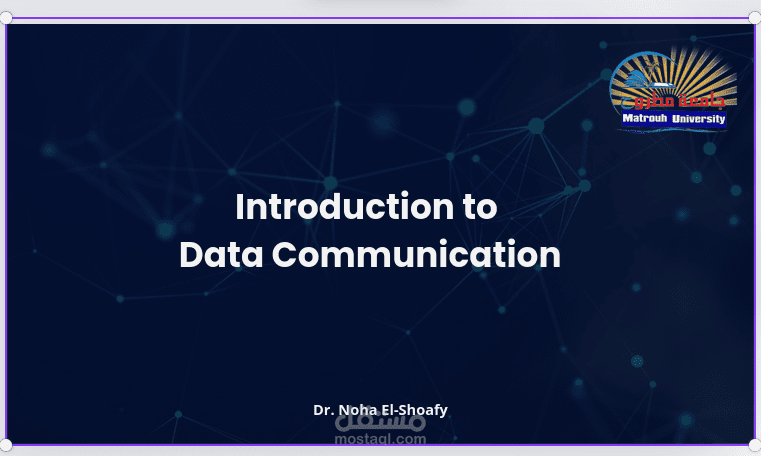 Introduction to  Data Communication