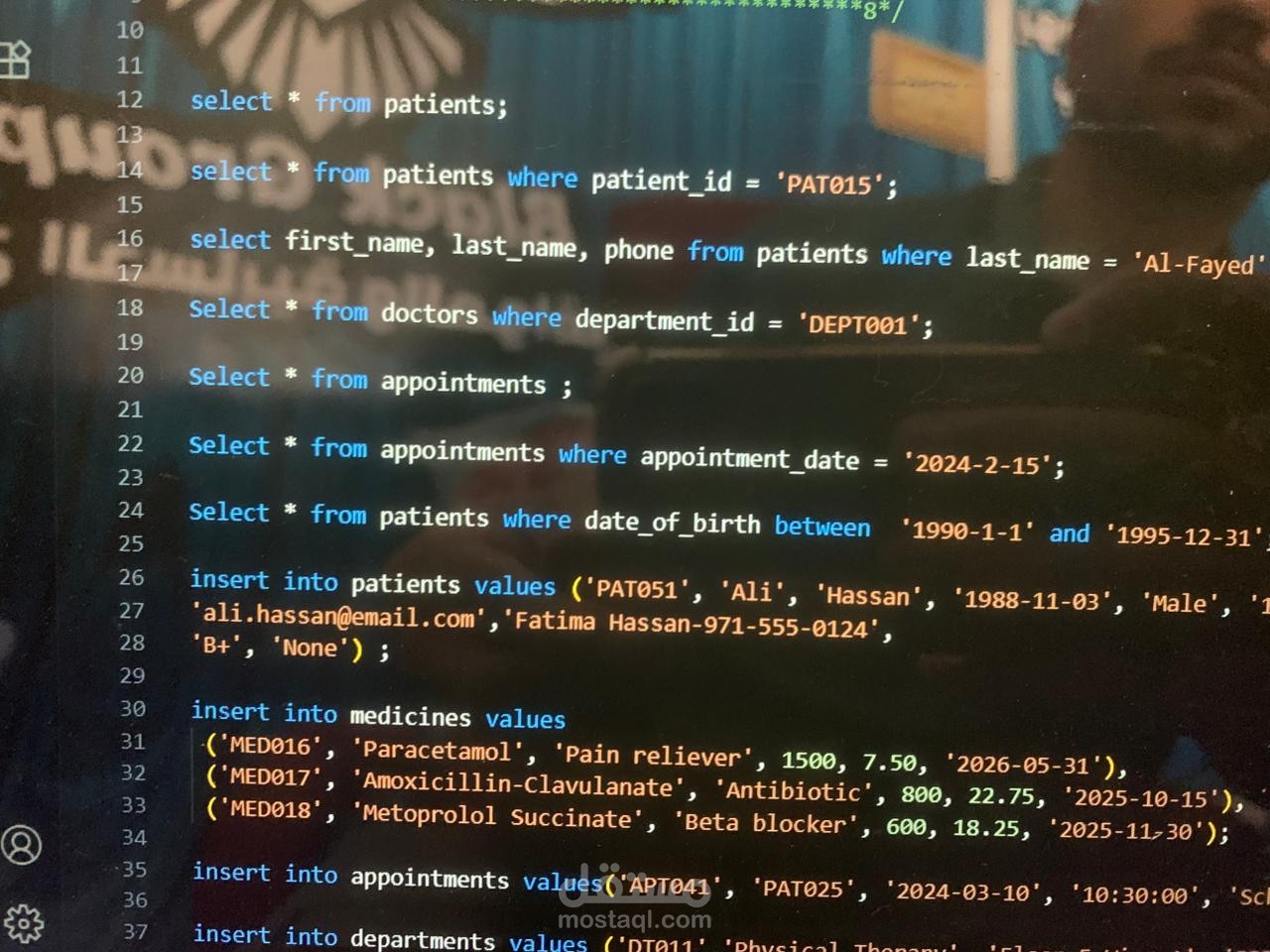 analsys data by sql