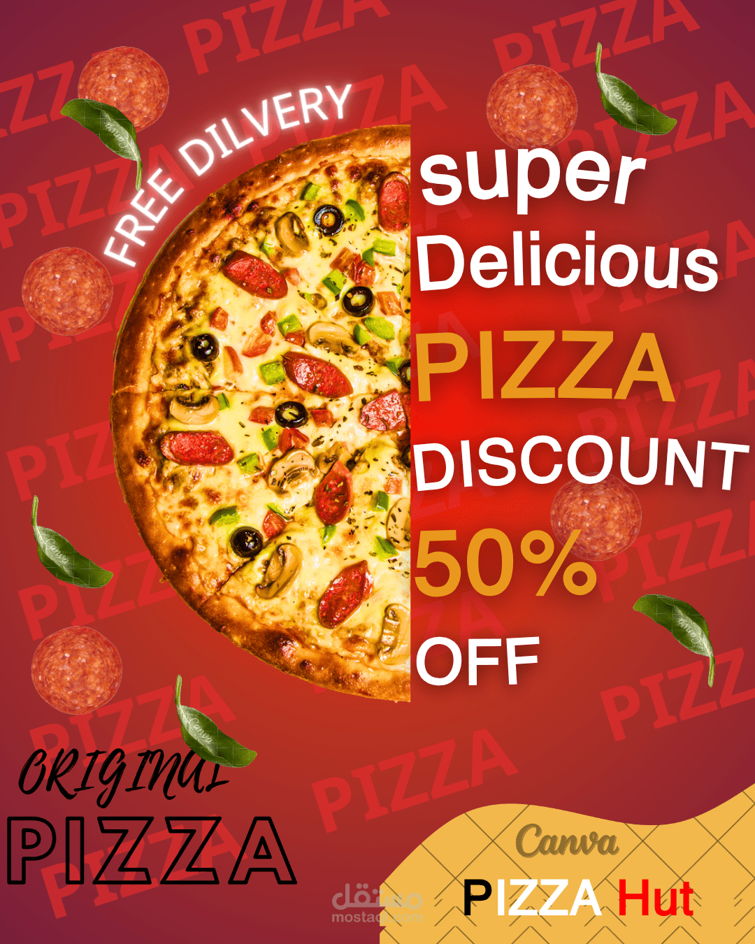 "بوسترات تسويقية احترافية لعروض الطعام"