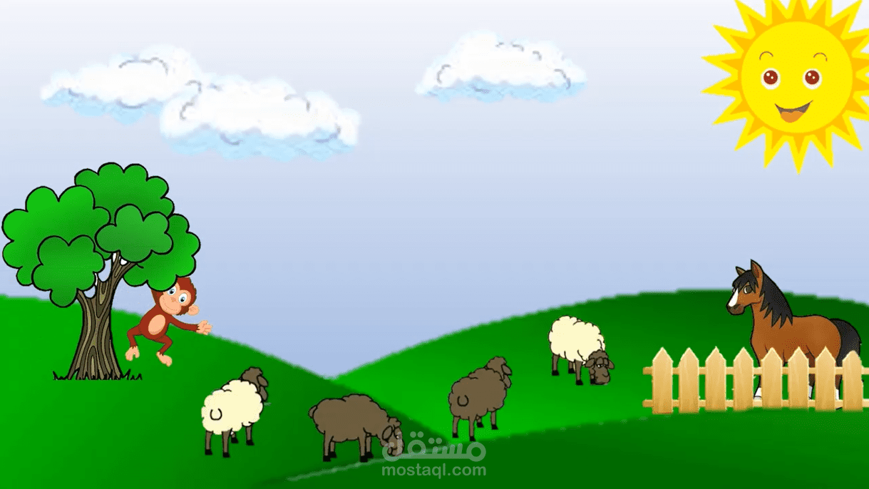 اعلان قناة يوتيوب لقصص الاطفال