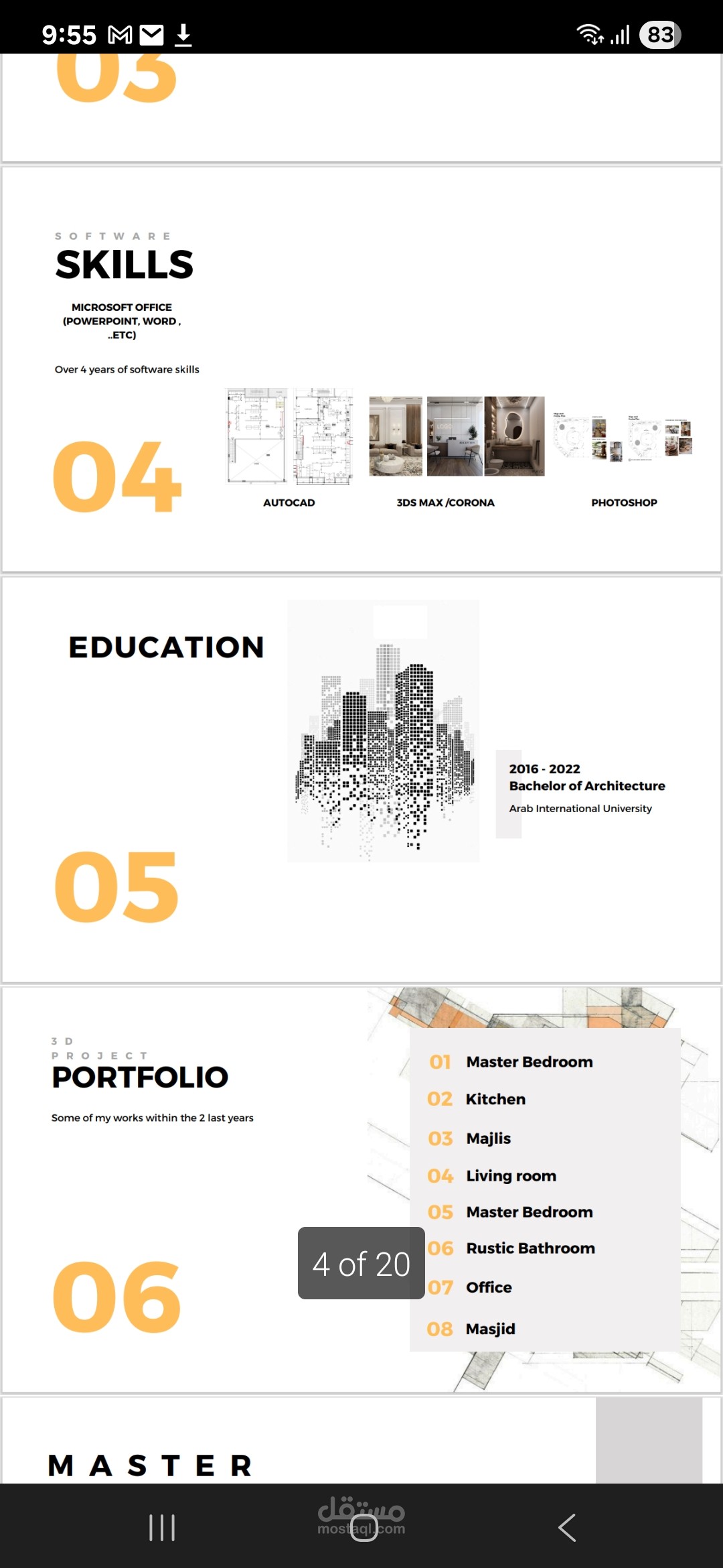 Potfolio design