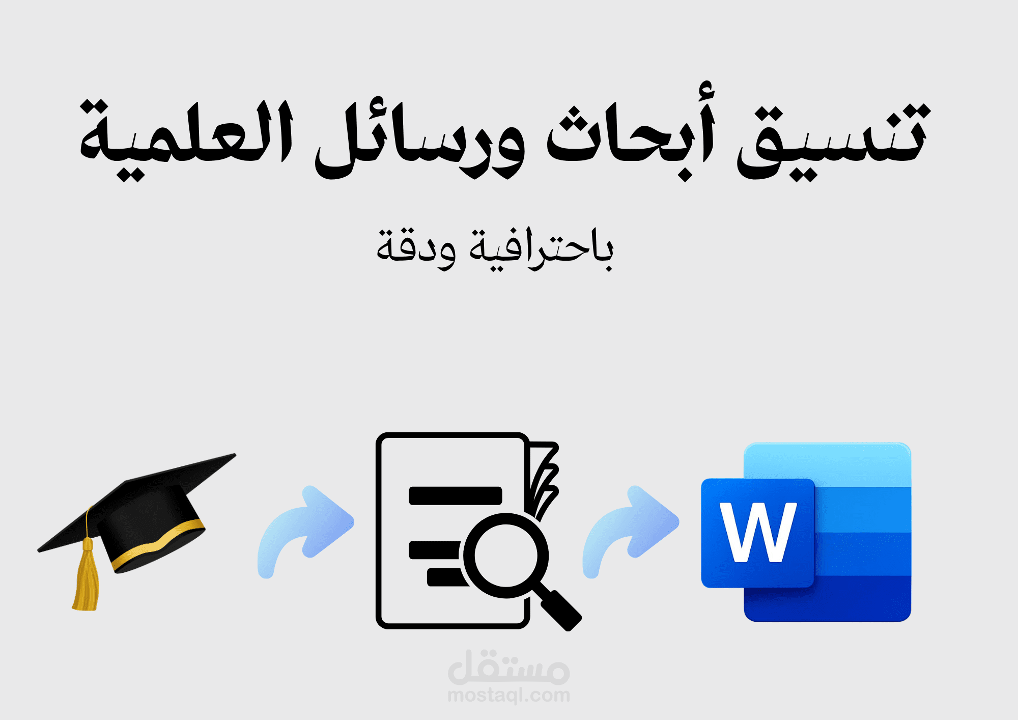تنسيق ابحاث ورسائل العلمية