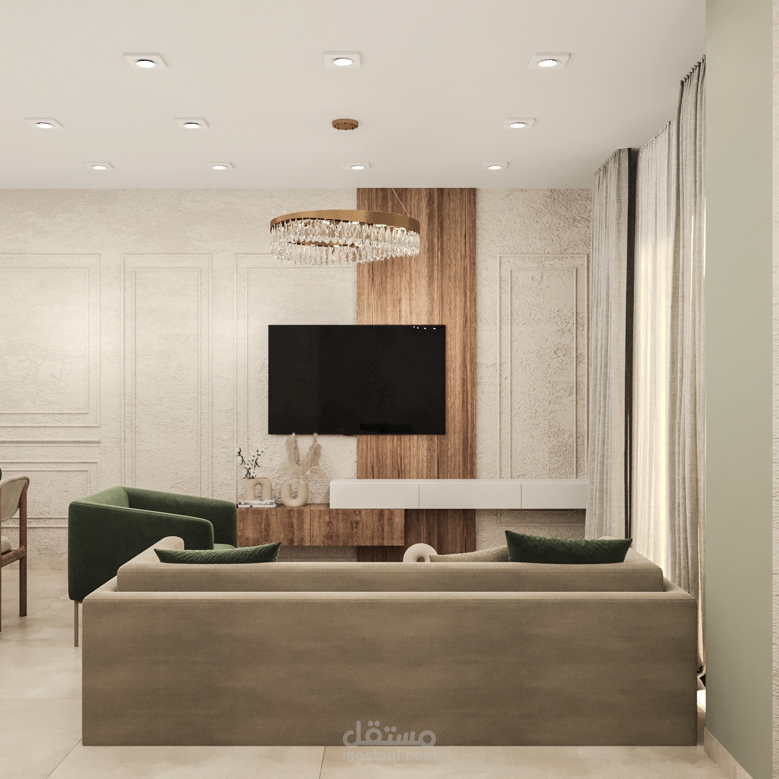 Reception with a contemporary design that blends simplicity and elegance