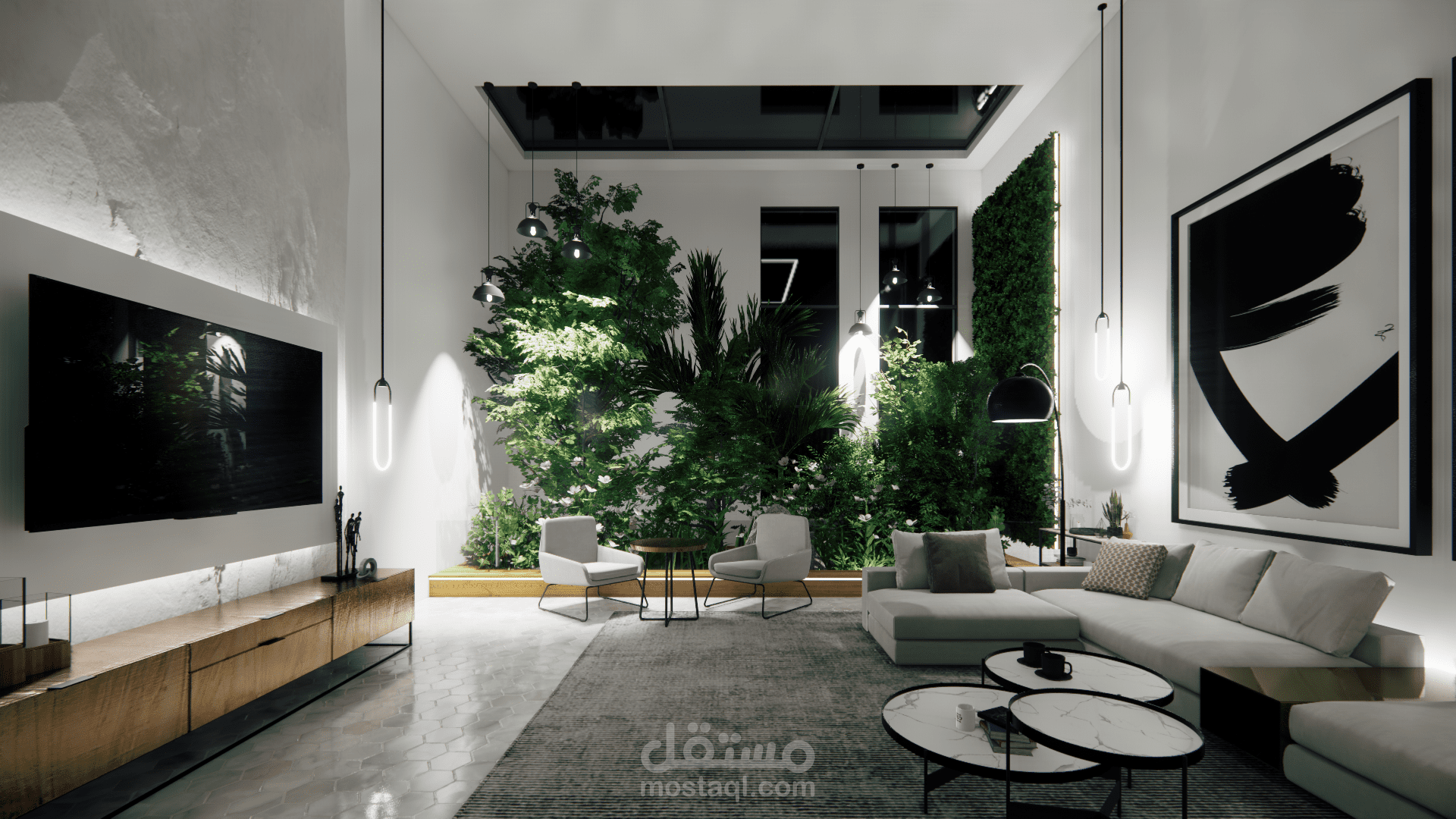 تصميم غرفه معيشه #5