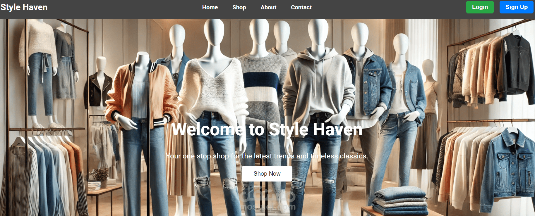 Online Clothes Store