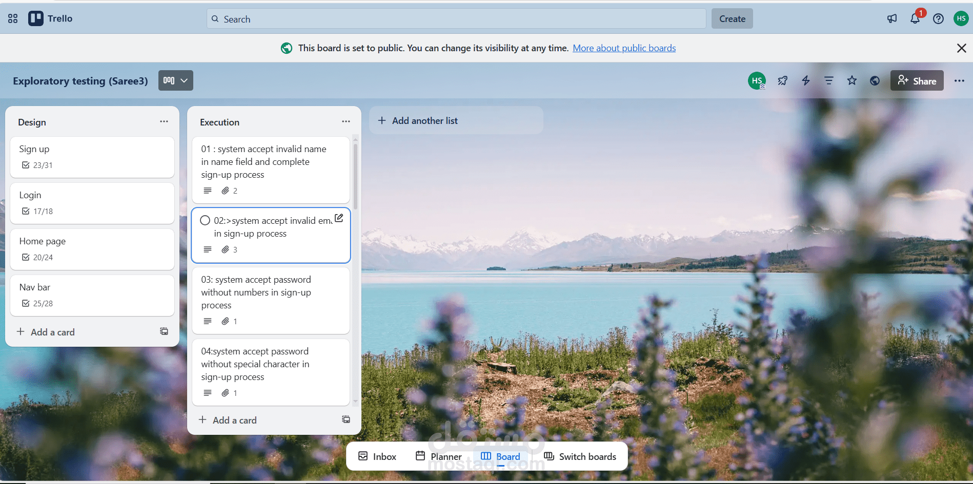 exploratory testing