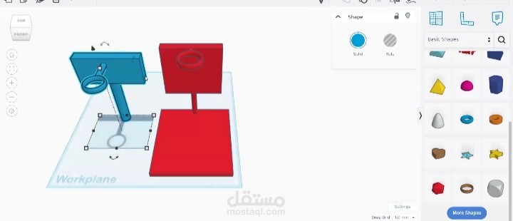 فيديو تعليمي: تصميم ملعب كرة سلة ثلاثي الأبعاد باستخدام Tinkercad