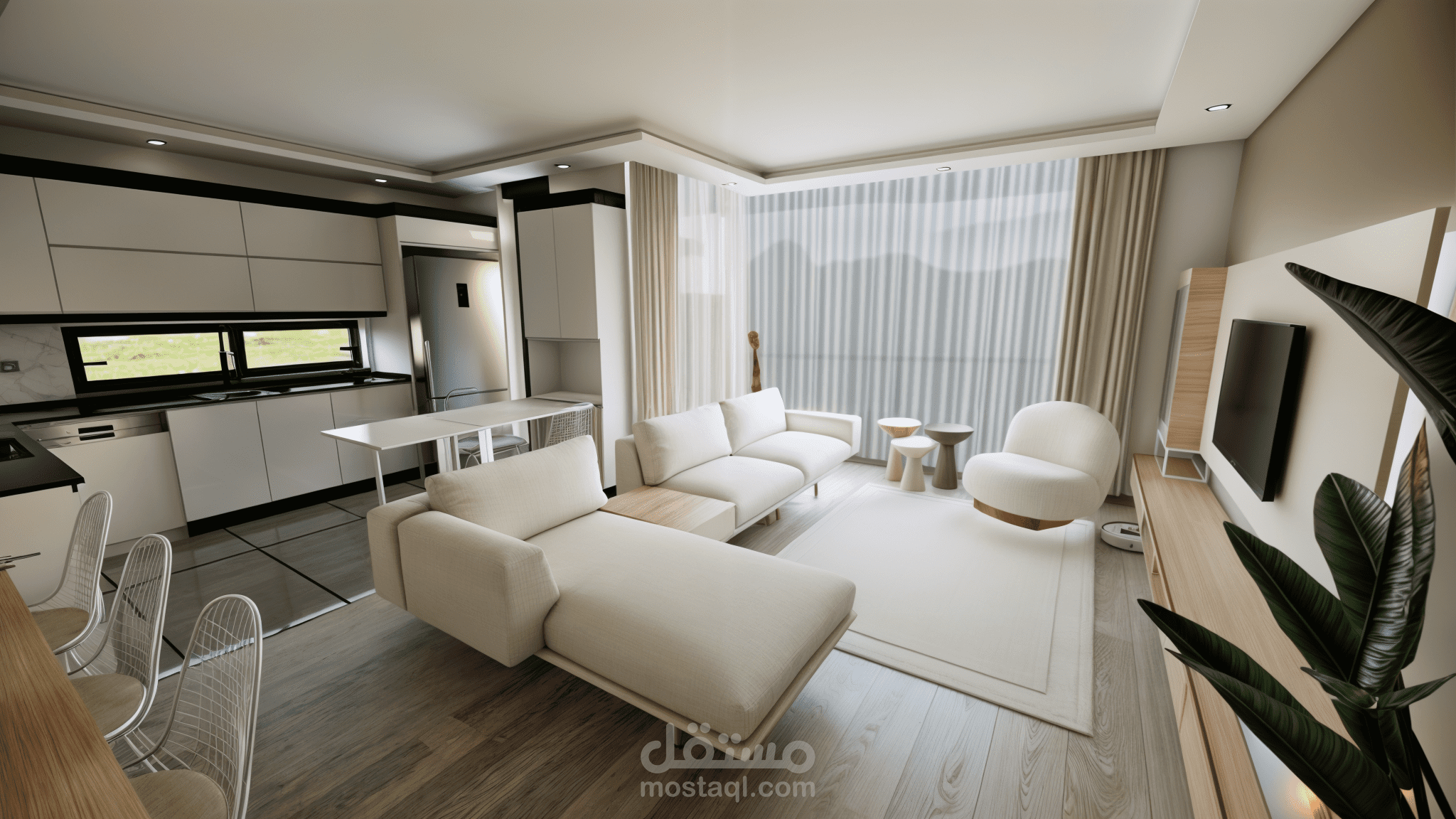 M.D. House Interior Design | مشروع تطبيق سكني