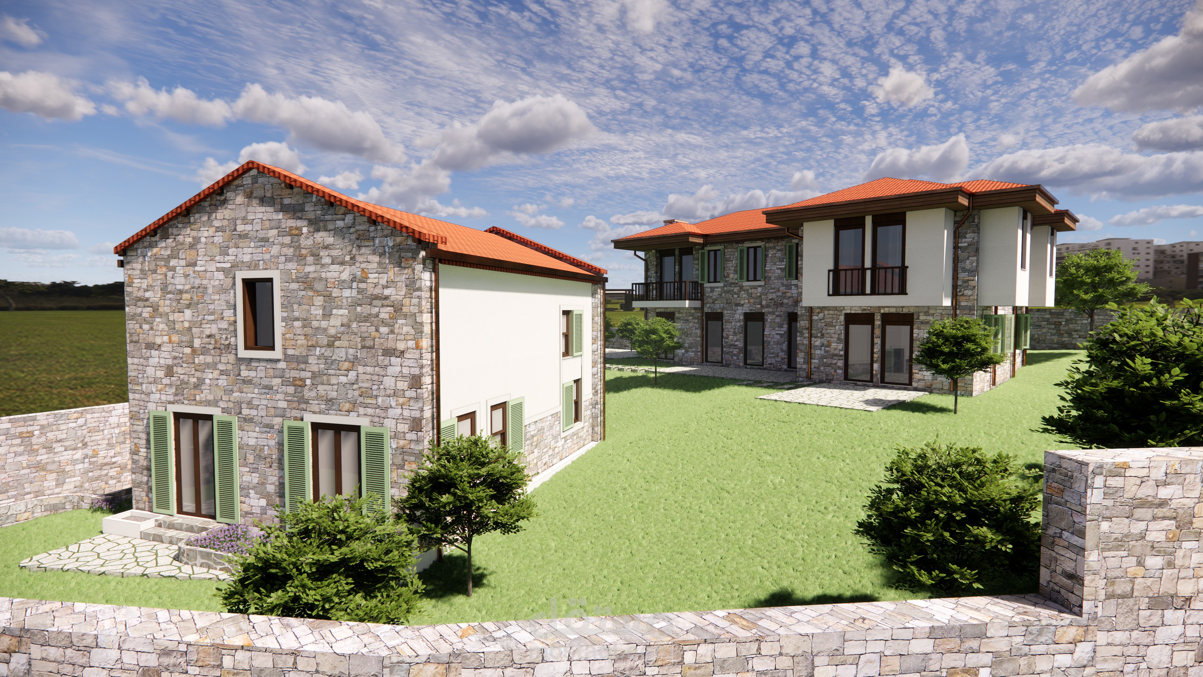 فيلا داتشا ميماري تاساريم | إيزينلر، BIM و 3D غورسيلليشتيرم