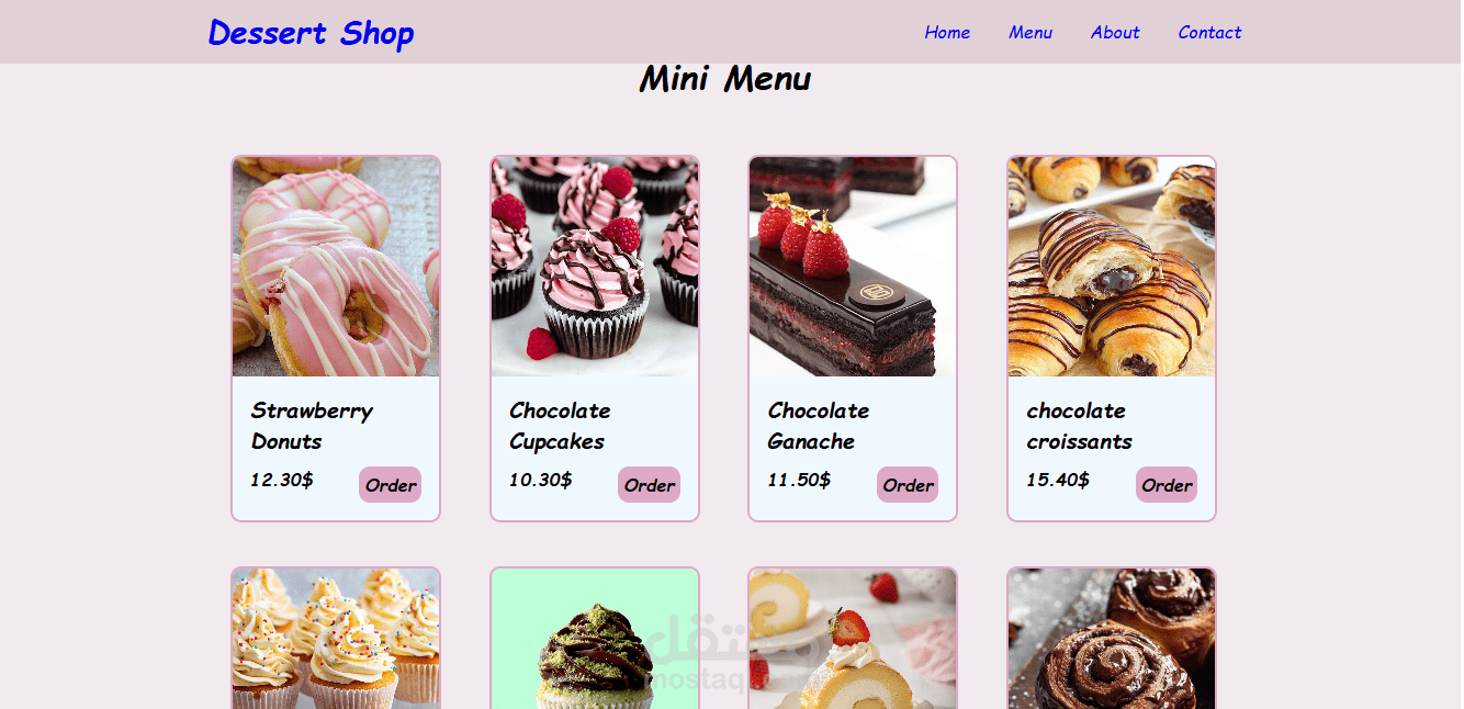 Dessert Shop