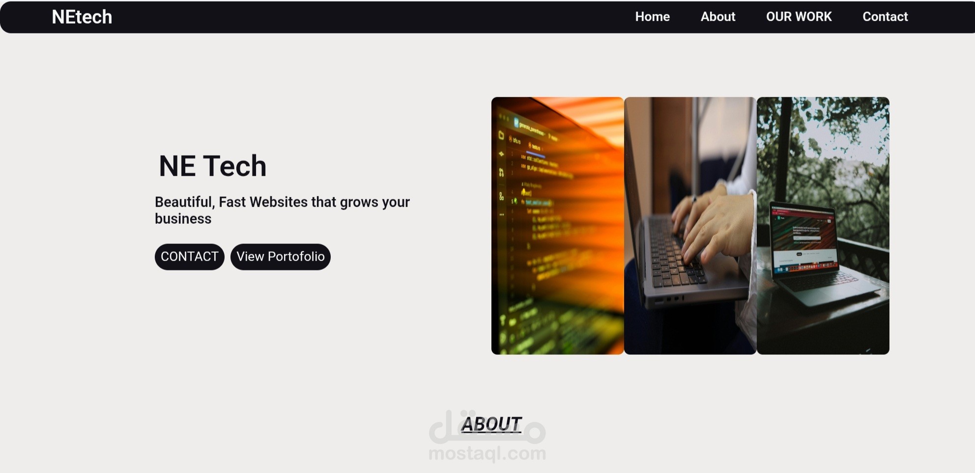 Responsive Web Development Studio Website