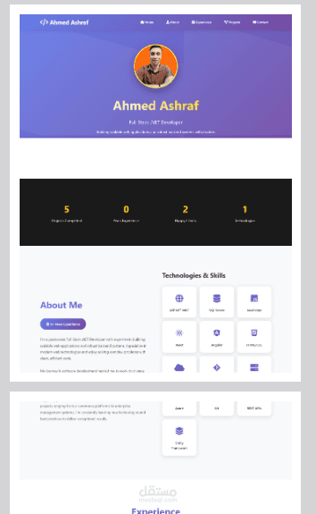 تطوير موقع ويب باستخدام ASP.NET Core MVC و SQL Server