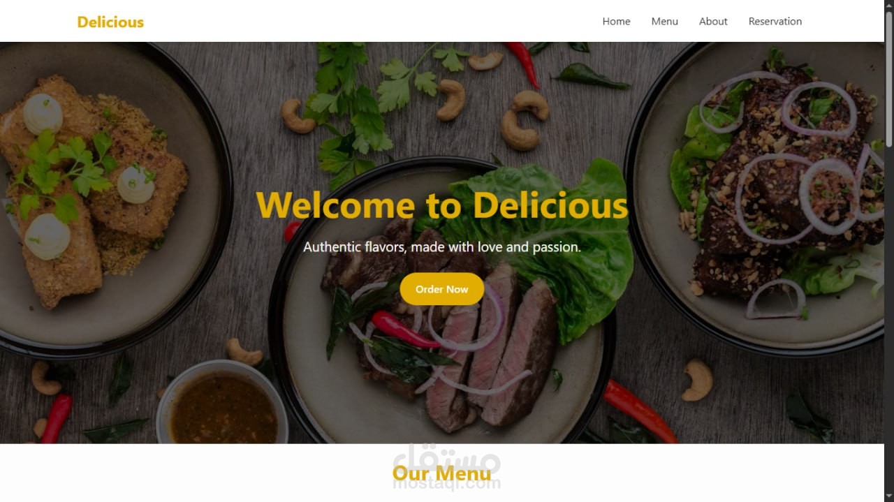 Responsive Restaurant