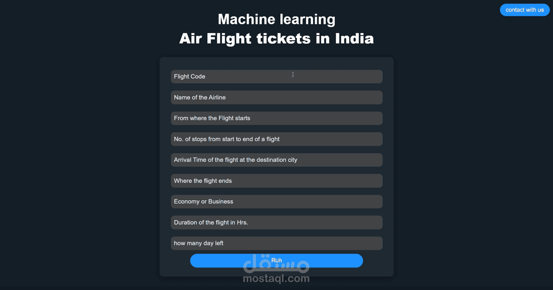 airlines tickets regression